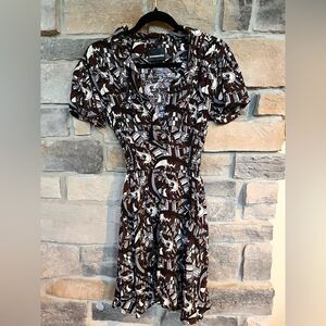 Nooworks Geometric Leah Midi Dress